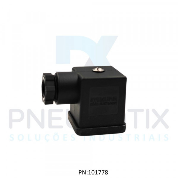 CONECTOR P/BOBINA 18MM FORMATO A TENSAO MAX.250VAC/VCC 10A MAX.729405-0000000 MURRELEKTRONIK