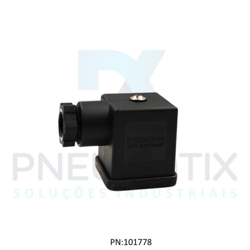 CONECTOR P/BOBINA 18MM FORMATO A TENSAO MAX.250VAC/VCC 10A MAX.729405-0000000 MURRELEKTRONIK