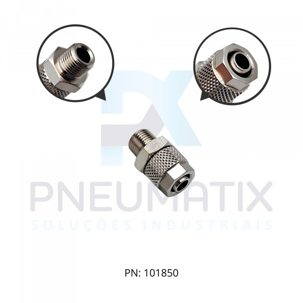 CONEXAO RETA MACHO METALICA 08MM X R.1/8 BSPT 241250818 NORGREN CONEXAO RETA MACHO METALICA 08MM X R.1/8 BSPT 241250818 NORGREN