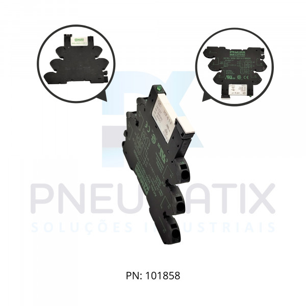 RELE DE SAIDA MIRO 1 CONTATO NA/NF ALIM. 24V-250V 6A 316013-3100020 MURRELEKTRONIK