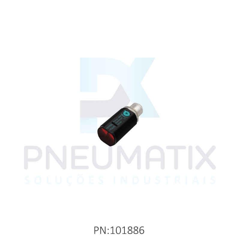 SENSOR FOTOEL.CIL.DIAM.18MM Sn:450MM TP.DIFUSO ALIM.10-30VDC PNP M12 GLV18-8-450/73/120 PN:188567 PEPPERL
