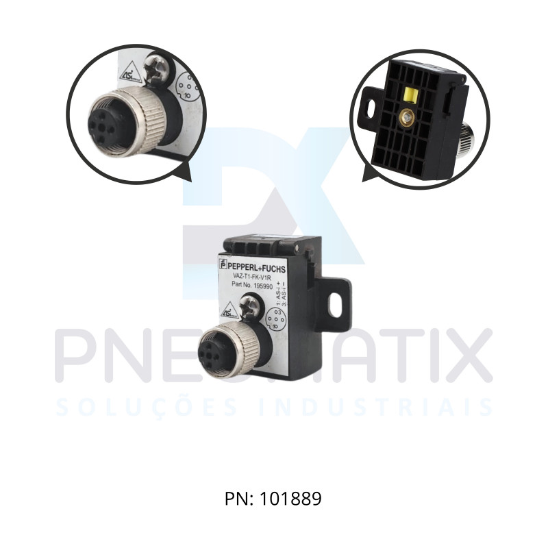 DERIVADOR VAMPIRO REDE AS-I CONECTOR RETO M12 FEMEA VAZ-T1-FK-V1R PN:117134 PEPPERL DERIVADOR VAMPIRO REDE AS-I CONECTOR RETO M12 FEMEA VAZ-T1-FK-V1R PN:117134 PEPPERL