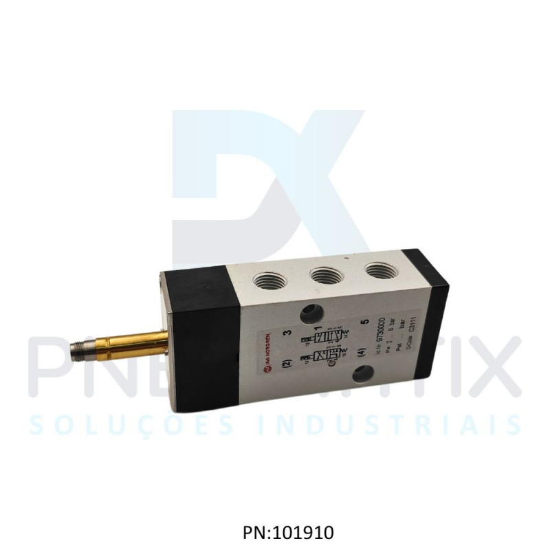 VALVULA NAMUR S.SOL.3/2-5/2V R.1/4 BSPP LINHA HERION 9730000000000000 NORGREN