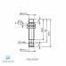 SENSOR IND.CIL.DIAM.12MM Sn:4MM N.FAC.ALIM.10-30VDC PNP NA M12 NBN4-12GM50-E2-V1 PN:087768 PEPPERL