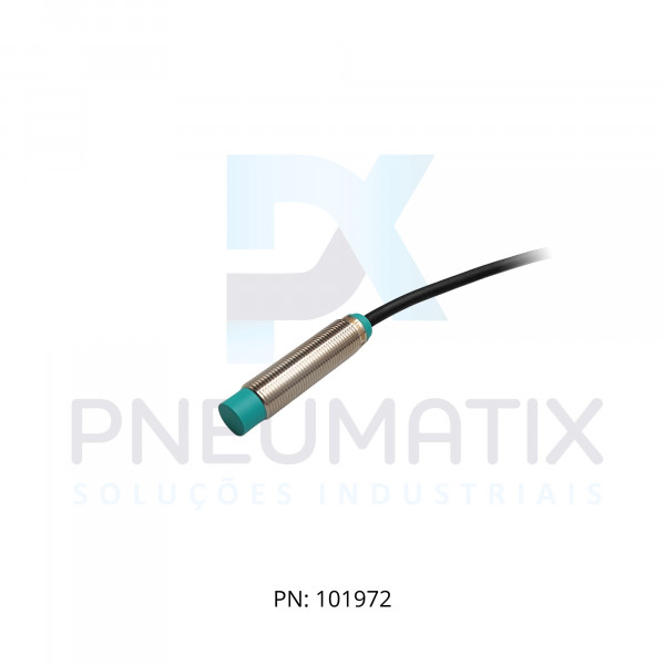 SENSOR IND.CIL.DIAM.12MM Sn:8MM N.FAC.ALIM.10-30VDC PNP NA CABO 2MTS NBN8-12GM50-E2 PN:326161-0054 PEPPERL