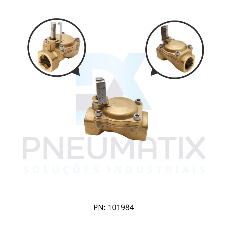 VALVULA SOLENOIDE DIRECIONAL 2/2 1 BSP 8240400.9100.00000 NORGREN VALVULA SOLENOIDE DIRECIONAL 2/2 1 BSP 8240400.9100.00000 NORGREN
