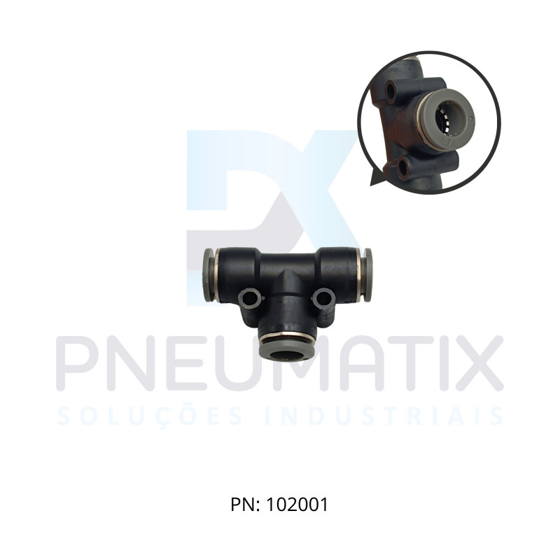 CONEXAO UNIAO T PLASTICA 3/8 C20600600 NORGREN