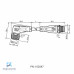 CABO C/CONECTOR 5MTS 4 POLOS M12 C/LED COR PRETO PUR V1-W-E8-BK5M-PUR-U-V1-G PN:252990 PEPPERL