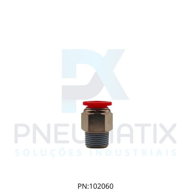 CONEXAO RETA MACHO PLASTICA 12MM X R.3/8 BSPT C01251238 NORGREN