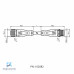 CABO C/CONECTOR 3MTS FEMEA RETO M12 4 POLOS COR CINZA PVC V1-G-3M-PVC-V1-G PN:192068 PEPPERL