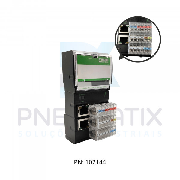 NO DE REDE CUBE20 ETHERNET 8DI ME56005 MURRELEKTRONIK