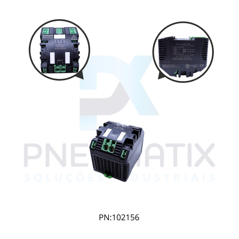 MODULO DIODO DE REDUNDANCIA P/ FONTES SAIDA 21-30VDC CORRENTE MAX.40A ME85396 MURRELEKTRONIK MODULO DIODO DE REDUNDANCIA P/ FONTES SAIDA 21-30VDC CORRENTE MAX.40A ME85396 MURRELEKTRONIK