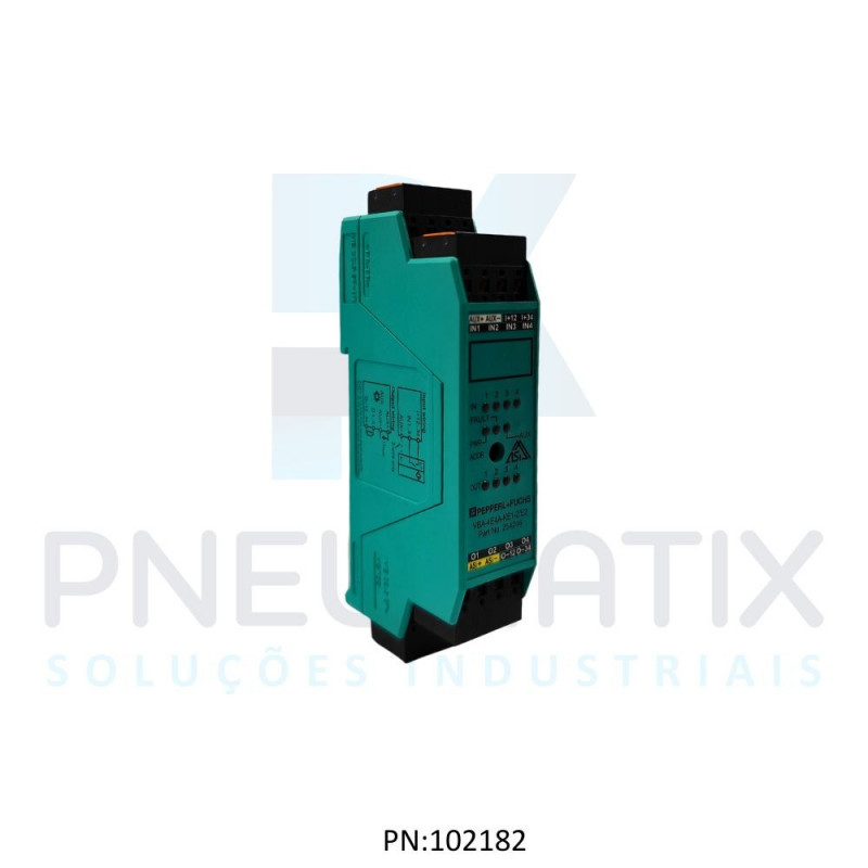 MODULO AS-I DIGITAL 4DI-4DO ALIM.20-30VDC PNP VBA-4E4A-KE1-Z/E2 PN:254246 PEPPERL