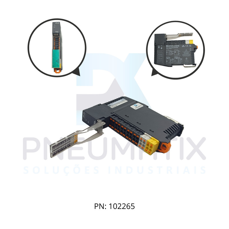 MODULO AS-I DIGITAL 4DI-4DO CONEXAO BORNE ALIM.20-30VDC PNP VBA-4E4A-KE5-ZEJQ/E2L PN:263813 PEPPERL MODULO AS-I DIGITAL 4DI-4DO CONEXAO BORNE ALIM.20-30VDC PNP VBA-4E4A-KE5-ZEJQ/E2L PN:263813 PEPPERL