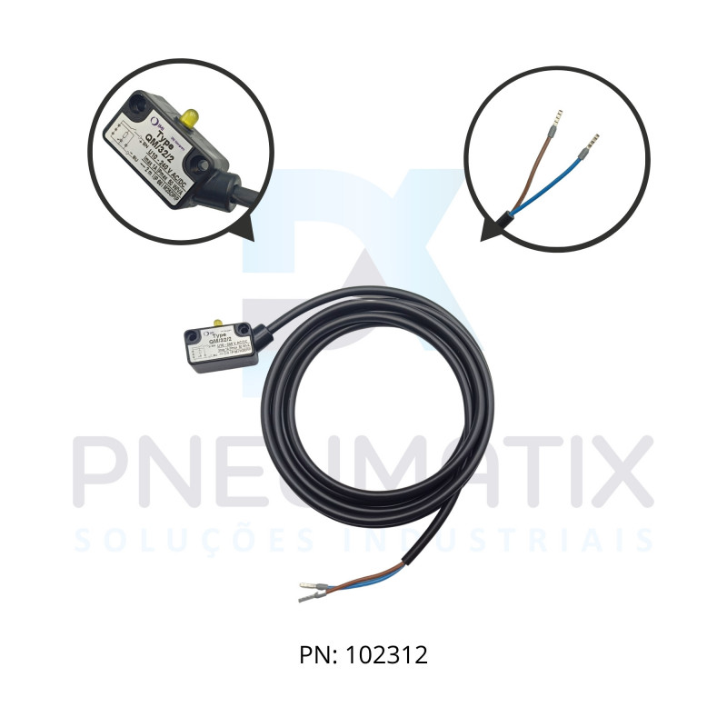 SENSOR MAGNETICO P/CIL.ALIM.10-240AC/DC CABO 2MTS QM/32/2 NORGREN