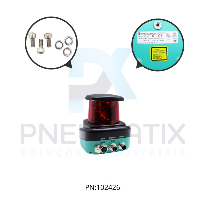 SENSOR SCANNER DE AREA R2000 COMUNICACAO ETHERNET ALIM.10-30VDC OMD12M-R2000-B23-V1V1D-HD-1L PN:287680 PEPPERL SENSOR SCANNER DE AREA R2000 COMUNICACAO ETHERNET ALIM.10-30VDC OMD12M-R2000-B23-V1V1D-HD-1L PN:287680 PEPPERL