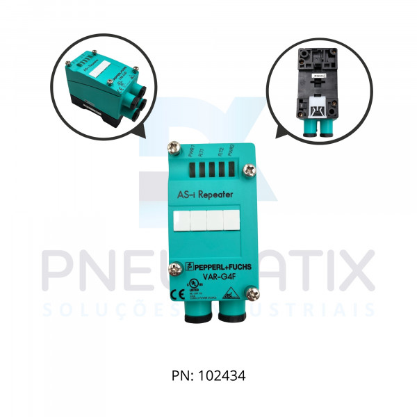 REPETIDOR AS-INTERFACE VAR-G4F PN:199561 PEPPERL REPETIDOR AS-INTERFACE VAR-G4F PN:199561 PEPPERL