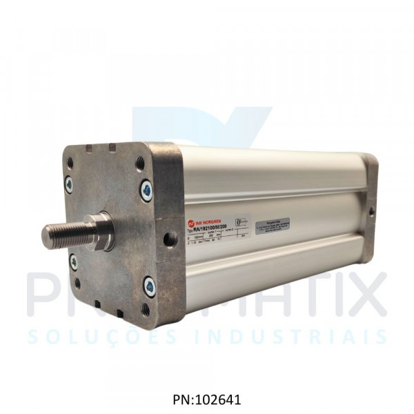 CILINDRO PNEUM.ISO D.A MAG. COMPACTO DIAM.100MM X CURSO 200MM RA/192100/M/200 NORGREN