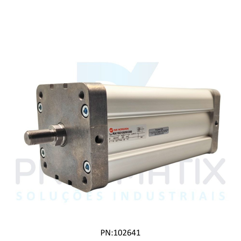 CILINDRO PNEUM.ISO D.A MAG. COMPACTO DIAM.100MM X CURSO 200MM RA/192100/M/200 NORGREN