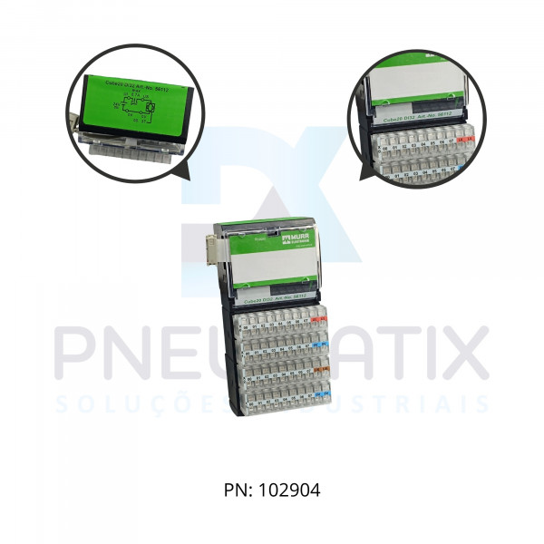 MODULO EXPANSAO CUBE 20 32DI PNP ME56112 MURRELEKTRONIK