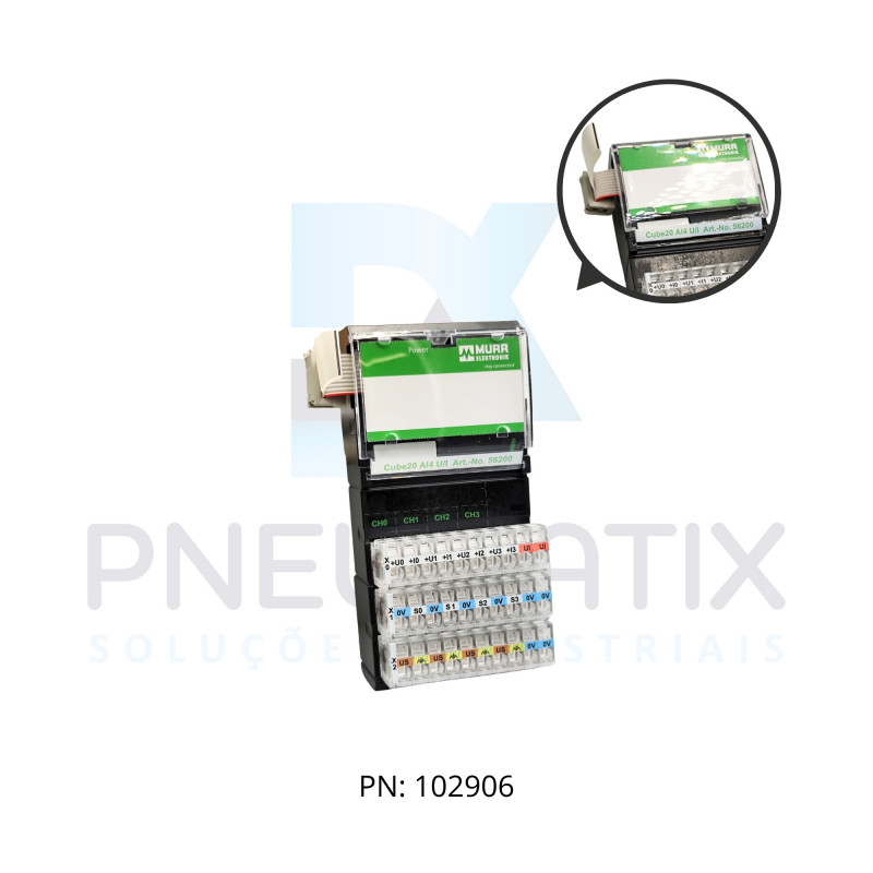 MODULO EXPANSAO CUBE 20 4AI 4-20mA ME56200 MURRELEKTRONIK MODULO EXPANSAO CUBE 20 4AI 4-20mA ME56200 MURRELEKTRONIK