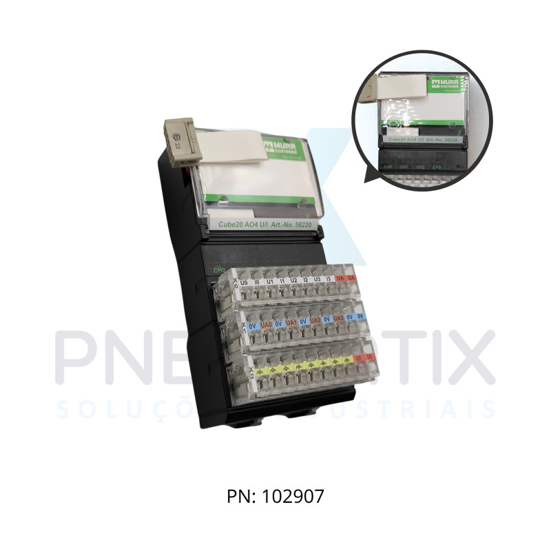 MODULO EXPANSAO CUBE 20 4AO 4-20mA ME56220 MURRELEKTRONIK