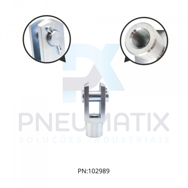 GARFO HASTE CILINDRO ISO 125MM QM/8125/25 NORGREN