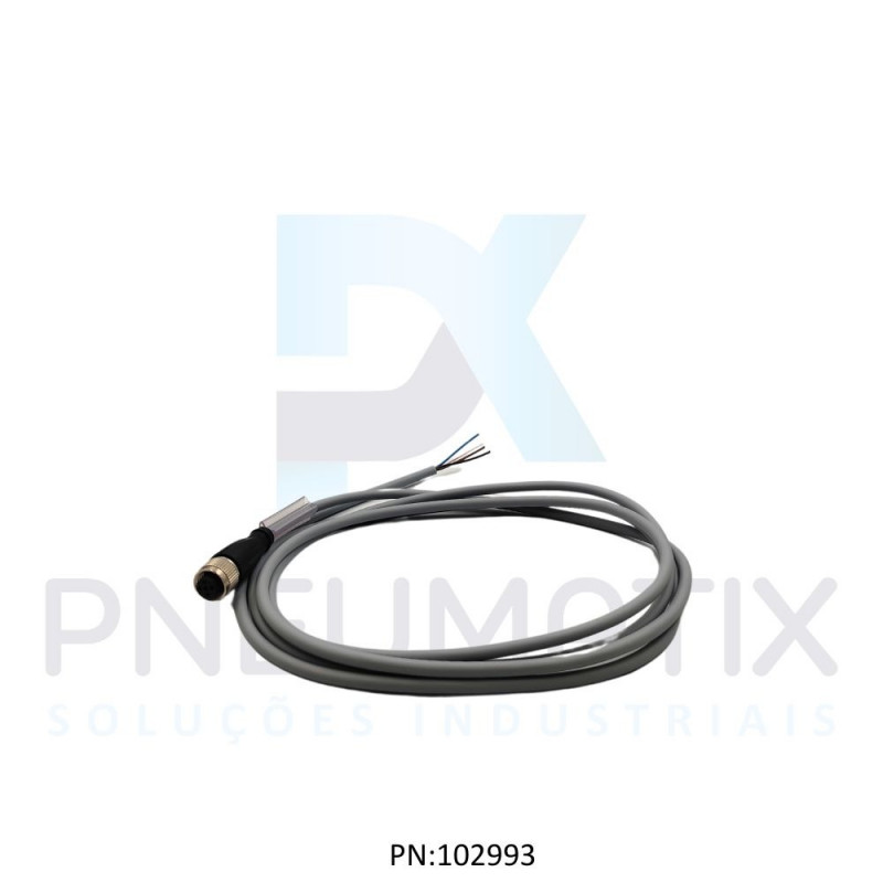 CABO C/CONECTOR 2MTS FEMEA RETO M12 4 POLOS COR CINZA PUR V1-G-2M-PUR PN:109434 PEPPERL CABO C/CONECTOR 2MTS FEMEA RETO M12 4 POLOS COR CINZA PUR V1-G-2M-PUR PN:109434 PEPPERL