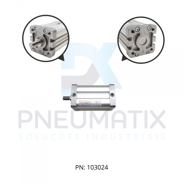 CILINDRO PNEUM.ISO D.A MAG. COMPACTO DIAM.50MM X CURSO 70MM RA/192050/M/70 NORGREN