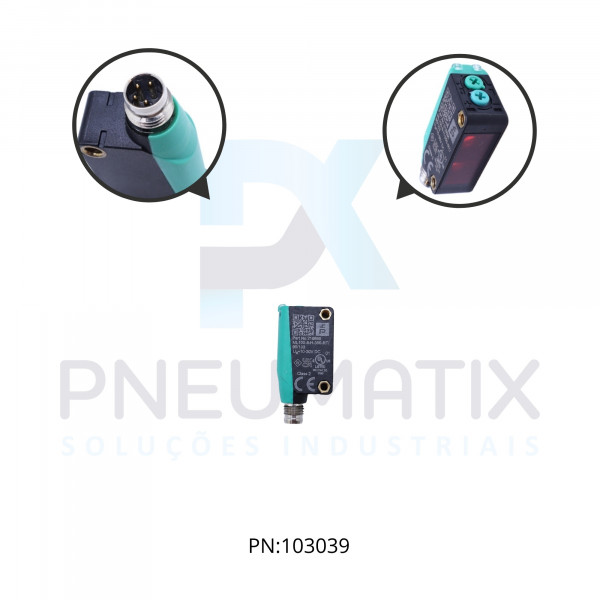 SENSOR FOTOELET.RETANG.Sn:350MM TP.DIFUSO ALIM.10-30VDC PNP NA/NF M8 ML100-8-H-350-RT/95/103 PN:216895 PEPPERL SENSOR FOTOELET.RETANG.Sn:350MM TP.DIFUSO ALIM.10-30VDC PNP NA/NF M8 ML100-8-H-350-RT/95/103 PN:216895 PEPPERL