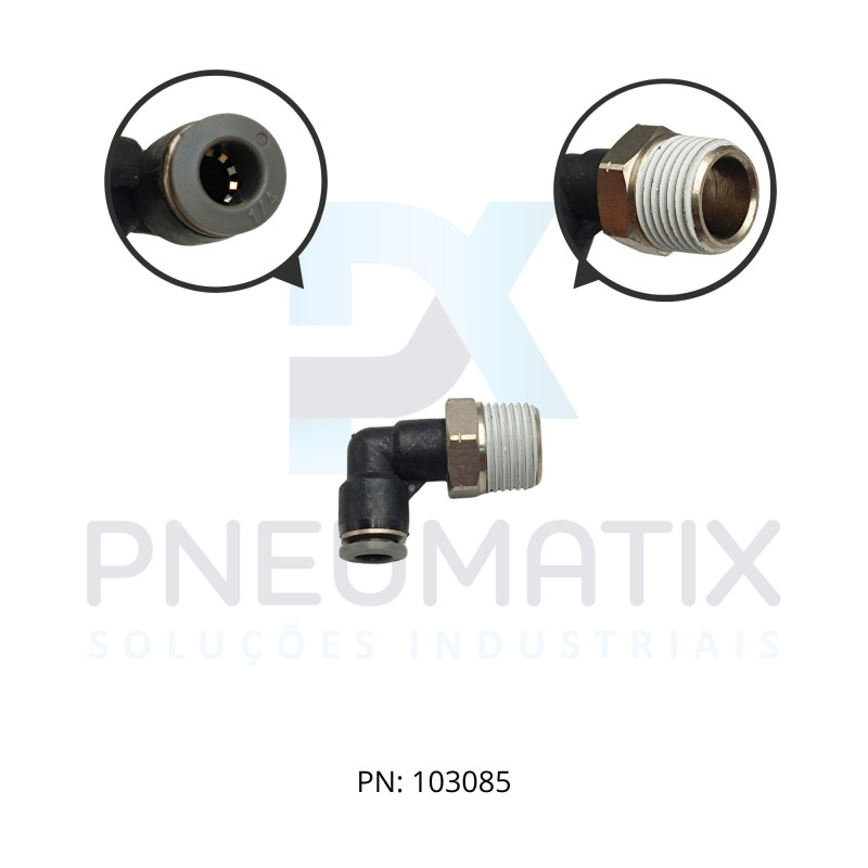 CONEXAO COTOVELO MACHO PLASTICA 1/4 X R.3/8 NPT C24470438 NORGREN CONEXAO COTOVELO MACHO PLASTICA 1/4 X R.3/8 NPT C24470438 NORGREN