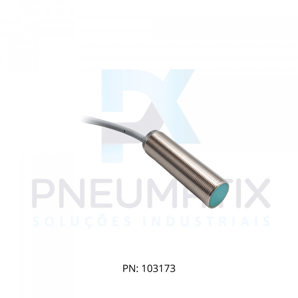 SENSOR IND.CIL.DIAM.18MM Sn:5MM FAC.ALIM.20-253VAC 2 FIOS NF CABO 2MTS NBB5-18GM60-WO PN:124312 PEPPERL