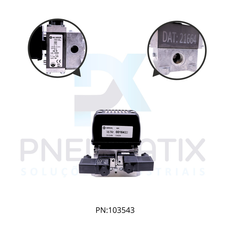 VALVULA SOLENOIDE SEGURANCA PRENSA XSZ10 220VAC 2492932.3053.22060 NORGREN VALVULA SOLENOIDE SEGURANCA PRENSA XSZ10 220VAC 2492932.3053.22060 NORGREN