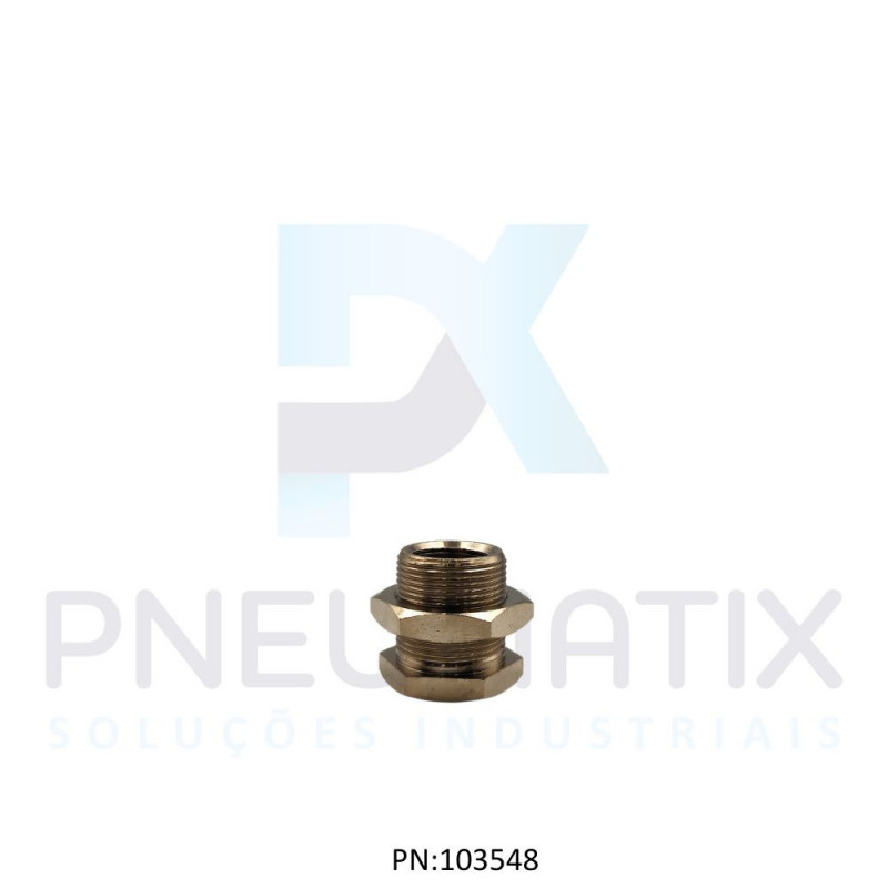 CONEXAO UNIAO P/PAINEL FEMEA METALICA 1/2 BSPP 160290048 NORGREN