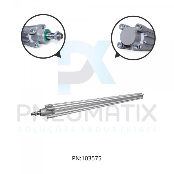 CILINDRO PNEUM.ISO D.A MAG.PERFILADO DIAM.40MM X CURSO 1000MM PRA/802040/M/1000 NORGREN
