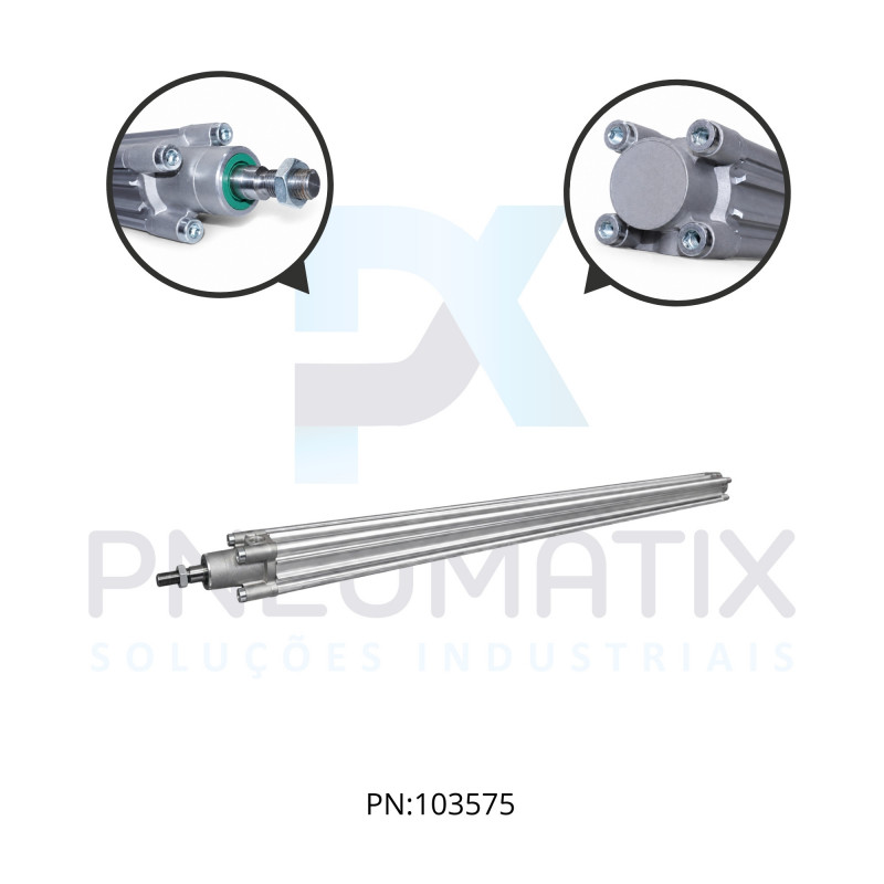 CILINDRO PNEUM.ISO D.A MAG.PERFILADO DIAM.40MM X CURSO 1000MM PRA/802040/M/1000 NORGREN CILINDRO PNEUM.ISO D.A MAG.PERFILADO DIAM.40MM X CURSO 1000MM PRA/802040/M/1000 NORGREN