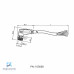 CABO C/CONECTOR 5MTS FEMEA ANGULAR M8 4 POLOS COR CINZA PUR V31-WM-5M-PUR PN:035491 PEPPERL