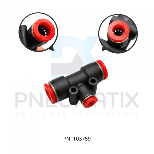 CONEXAO UNIAO T REDUTORA PLASTICA 10MM X 06MM C006A1006 NORGREN