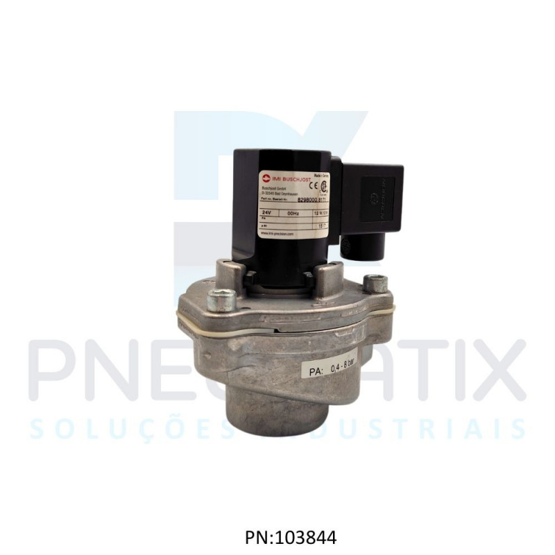 VALVULA SOLENOIDE FILTRO DE MANGA 2/2V ROSCA 1" BSP 8296400.8171.02400 NORGREN* VALVULA SOLENOIDE FILTRO DE MANGA 2/2V ROSCA 1" BSP 8296400.8171.02400 NORGREN*