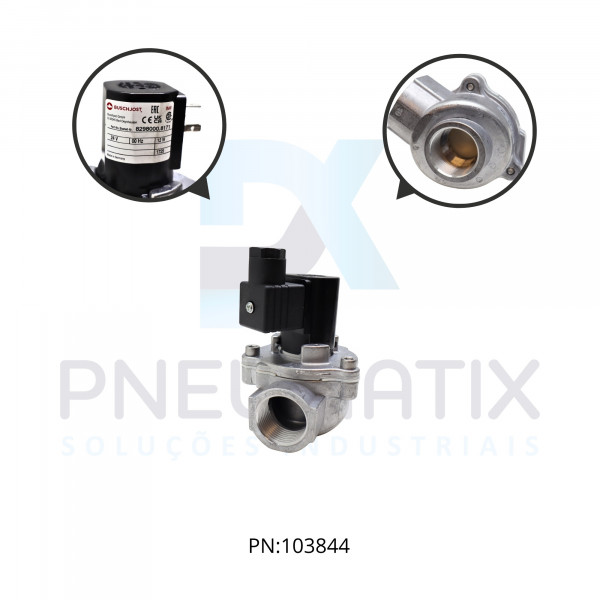 VALVULA SOLENOIDE FILTRO DE MANGA 2/2V ROSCA 1" BSP 8296400.8171.02400 NORGREN* VALVULA SOLENOIDE FILTRO DE MANGA 2/2V ROSCA 1" BSP 8296400.8171.02400 NORGREN*