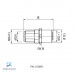 CONECTOR MACHO/FEMEA TIPO FLANGE M12 5P.ME333576 MURRELEKTRONIK