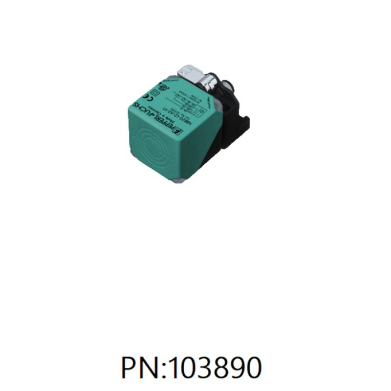 SENSOR IND.RETANGULAR Sn:40MM N.FAC.ALIM.10-30VDC PNP NA/NF M12 NBN40-L2-A2-V1 PN:120992 PEPPERL
