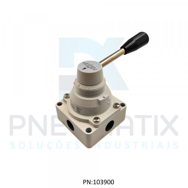 VALVULA MANUAL ALAV.ROTATIVA 4/3V R.3/8 BSP VHLA300-03G NORGREN VALVULA MANUAL ALAV.ROTATIVA 4/3V R.3/8 BSP VHLA300-03G NORGREN