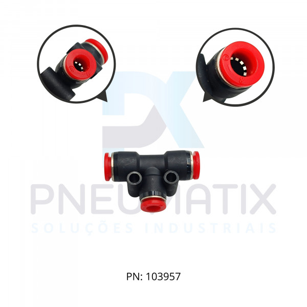CONEXAO UNIAO T REDUCAO PLASTICA 08MM X 06MM C006A0806 NORGREN CONEXAO UNIAO T REDUCAO PLASTICA 08MM X 06MM C006A0806 NORGREN