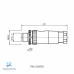 CONECTOR MACHO RETO M12 5 POLOS PARAFUSAVEL IP67 FIO 0,75MM TENSAO MAX.125VAC/VCC 4A MAX.V15S-G-PG9 PN:115060 PEPPERL