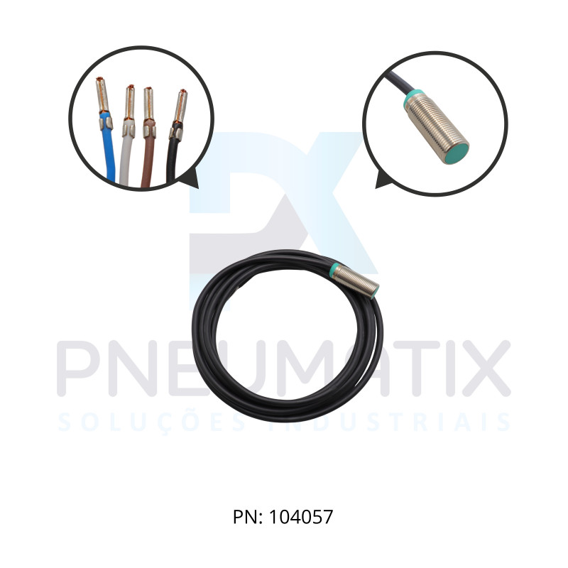 SENSOR IND.CIL.DIAM.12MM Sn:4MM ALIM.5-36VDC NPN CABO 2MTS NBB4-12GM30-A0 PN:326161-0022 PEPPERL SENSOR IND.CIL.DIAM.12MM Sn:4MM ALIM.5-36VDC NPN CABO 2MTS NBB4-12GM30-A0 PN:326161-0022 PEPPERL