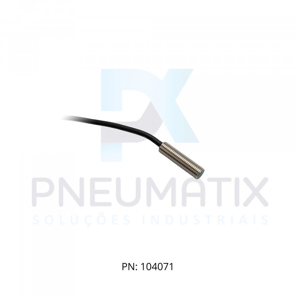 SENSOR IND.CIL.DIAM.8MM Sn:2MM FAC.ALIM.10-30VDC PNP NF CABO 2MTS NBB2-8GM30-E3 PN:304615-0047 PEPPERL