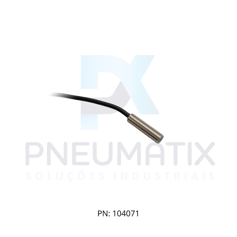SENSOR IND.CIL.DIAM.8MM Sn:2MM FAC.ALIM.10-30VDC PNP NF CABO 2MTS NBB2-8GM30-E3 PN:304615-0047 PEPPERL