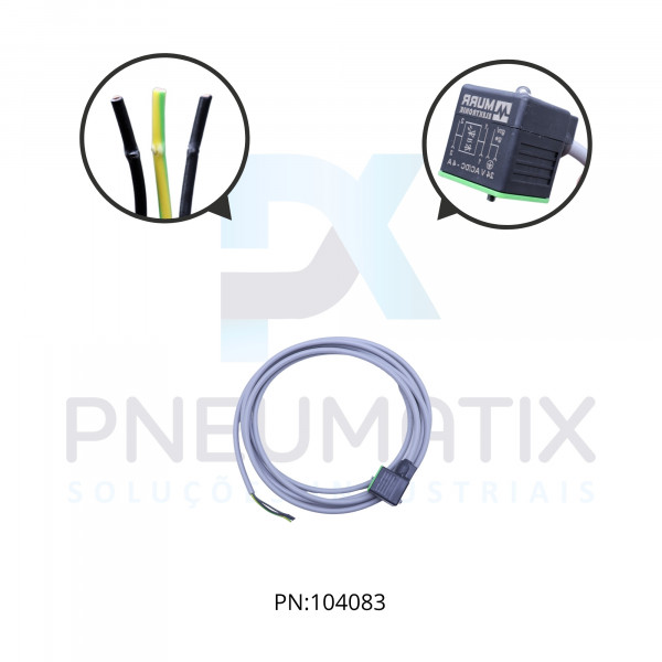 CABO PUR 18MM 24V DZ+LD CZ 3M 718021-2260300 MURRELEKTRONIK