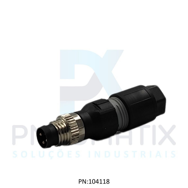 CONECTOR MOSA MACHO RETO M8 3P AUTOCRIMPANTE 708325-0000000 MURRELEKTRONIK